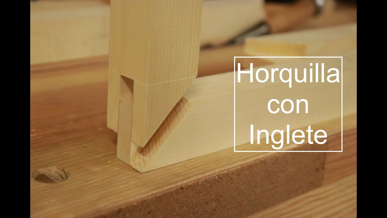 Ensamble de horquilla con inglete