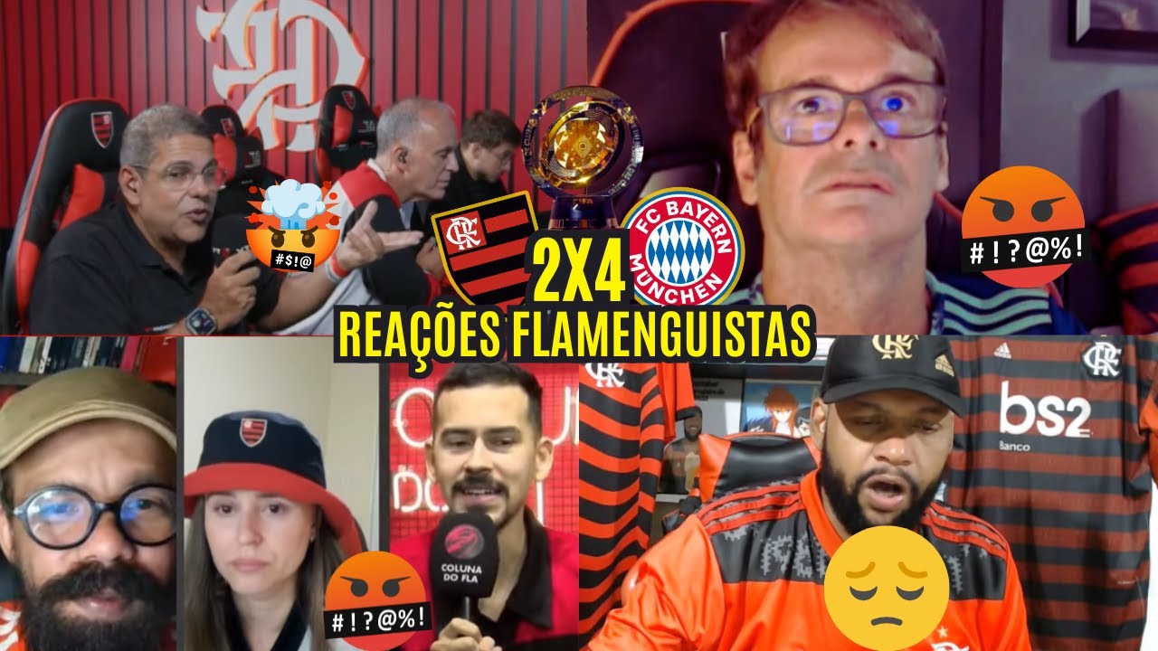REAÇÕES DOS FLAMENGUISTAS - FLAMENGO ELIMINADO NAS OITAVAS PRO BAYERN DE 4 A 2 - MUNDIAL DE CLUBES