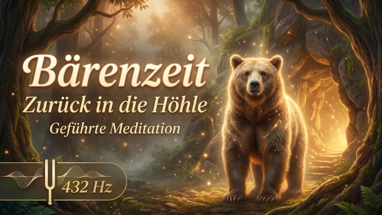 Krafttier Bär – Geführte Traumreise in 432 Hz 🌲 Rückzug, Erdung & innere Heilung