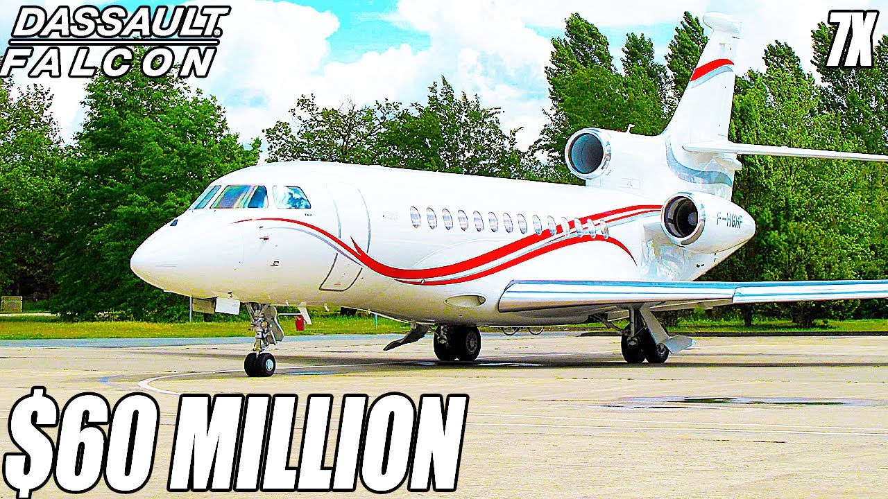 Внутри Dassault Falcon 7X стоимостью 60 миллионов долларов