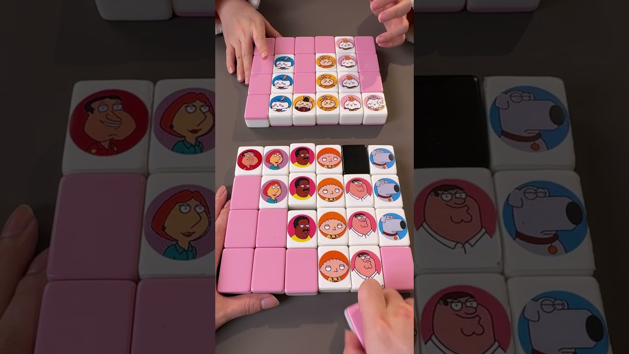 A game for relaxing#mahjong #asmr #boardgames