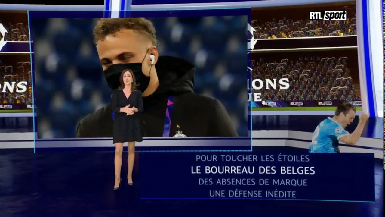 Anne Ruwet RTL Avant match Champions League 20 octobre 2020