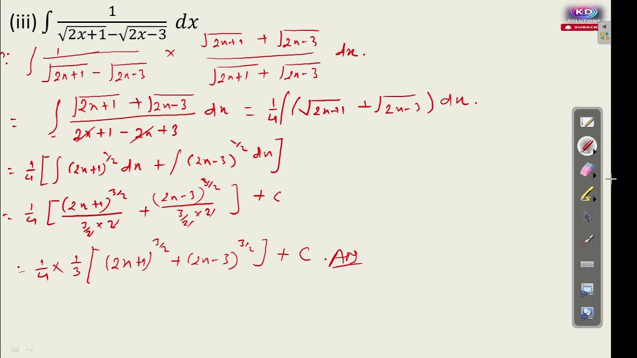 Class 11 : Antiderivatives, Exercise 18 .1 ( Q.N. 5, 6 )