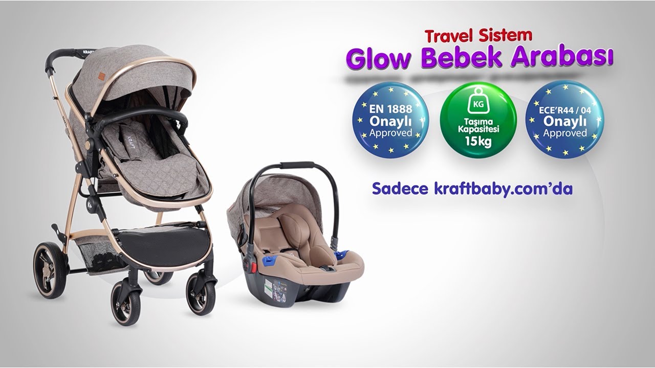 Kraft Glow Travel Sistem Bebek Arabası