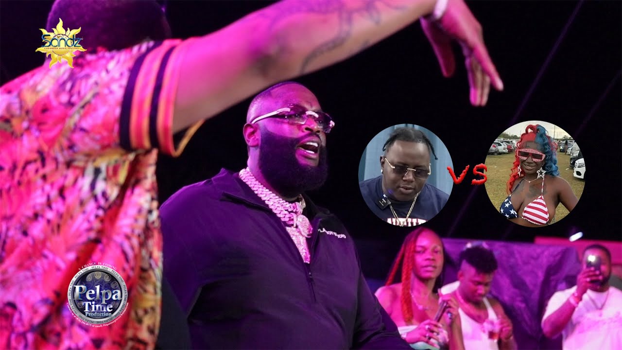 RICK ROSS having a good time in Jamaica, Britany & Walk an Talk fight, JAHSHII say beef AT SANDS