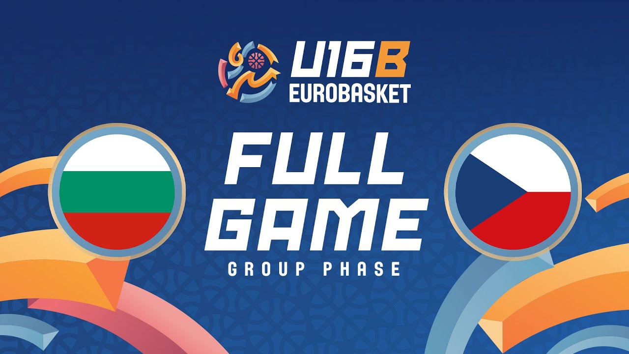 Group Phase | Bulgaria v Czechia | Full Basketball Game | FIBA U16 EuroBasket 2025 Division B