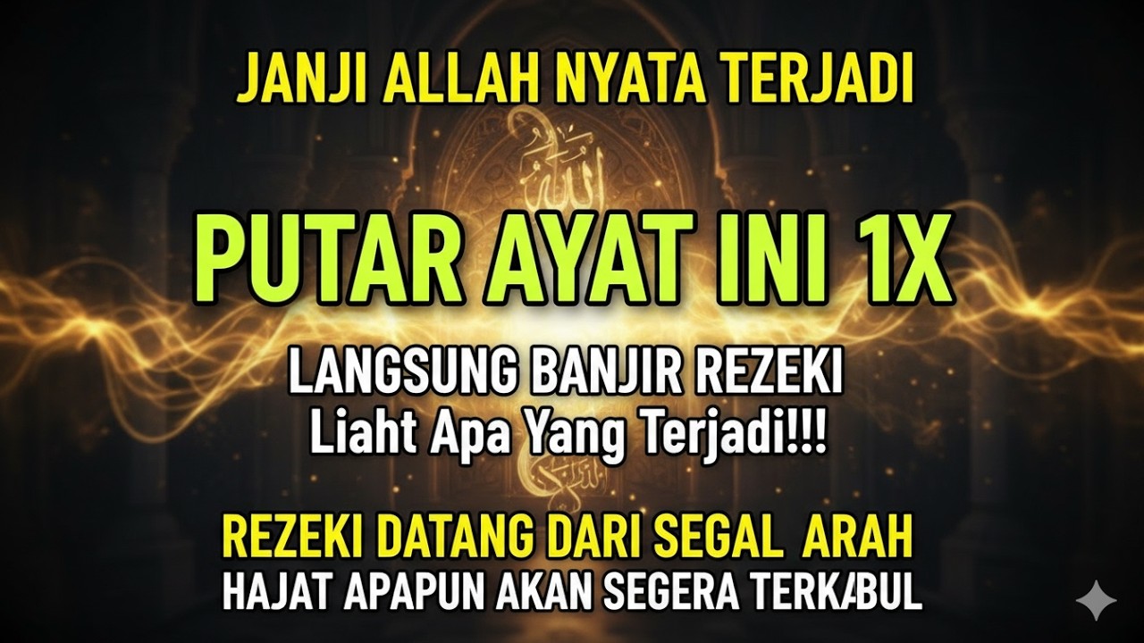 Bacaan Dahsyat Pemanggil Rezeki | Sekali Putar Bisa Datangkan Kekayaan & Keberkahan