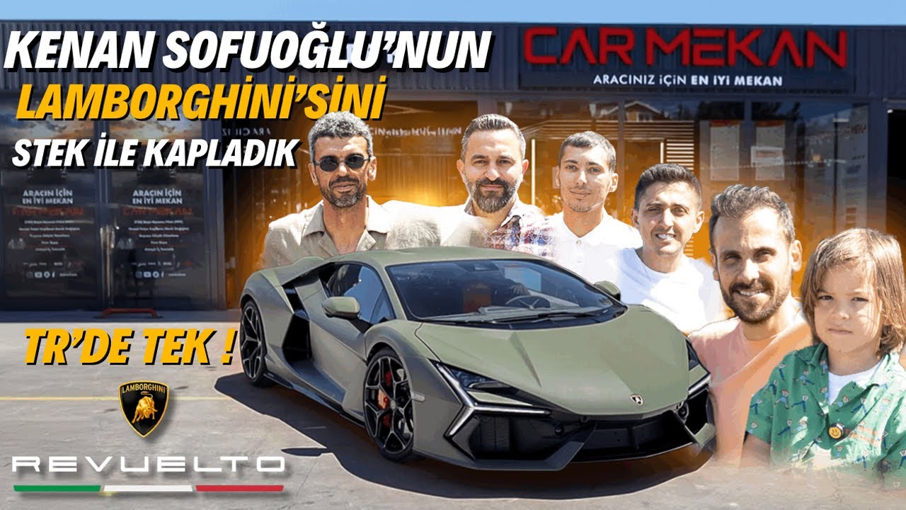 🔥 Türkiye’de Tek! Kenan SOFUOĞLU'nun Lamborghini Revuelto'sunu STEK DYNOmatt ile Kapladık!