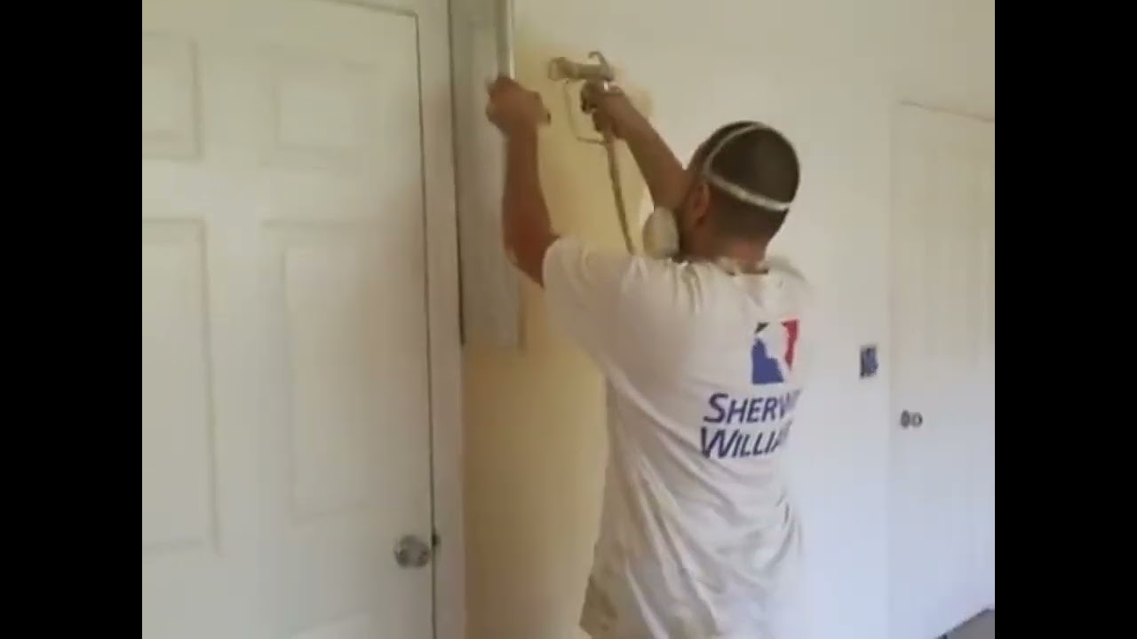 Fast way to paint a room! 8 minutes!