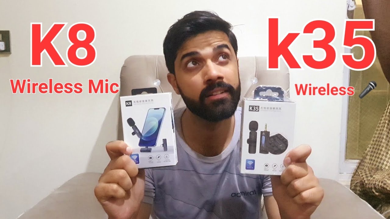 K8 Wireless Microphone vs K35 Wireless Microphone Review|Microphone for Vlogging/DSLR/Tiktok/Videos