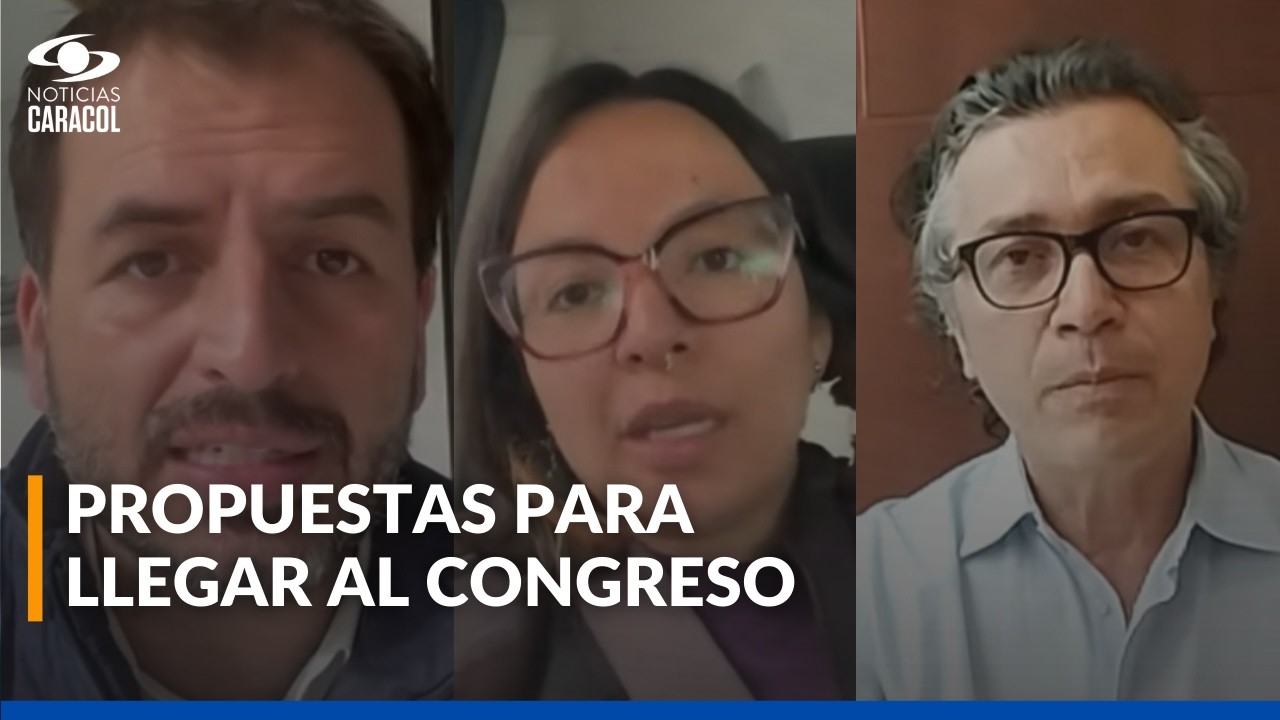 Andrés Forero, Jennifer Pedraza y Heráclito Landínez exponen sus propuestas para llegar al Congreso
