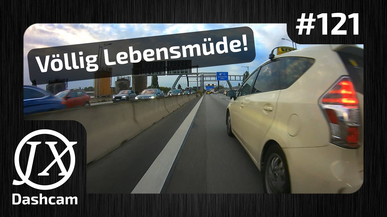 Unfall mit 40 Tonner! & Mädchen fällt auf der Autobahn vom Motorrad! #121 Dashcam Compilation Berlin