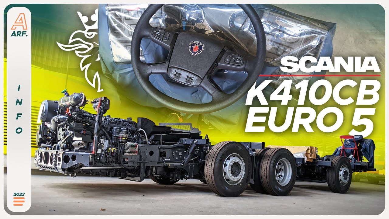 Begini Tampilan Sasis SCANIA K410CB Euro 5 Terbaru