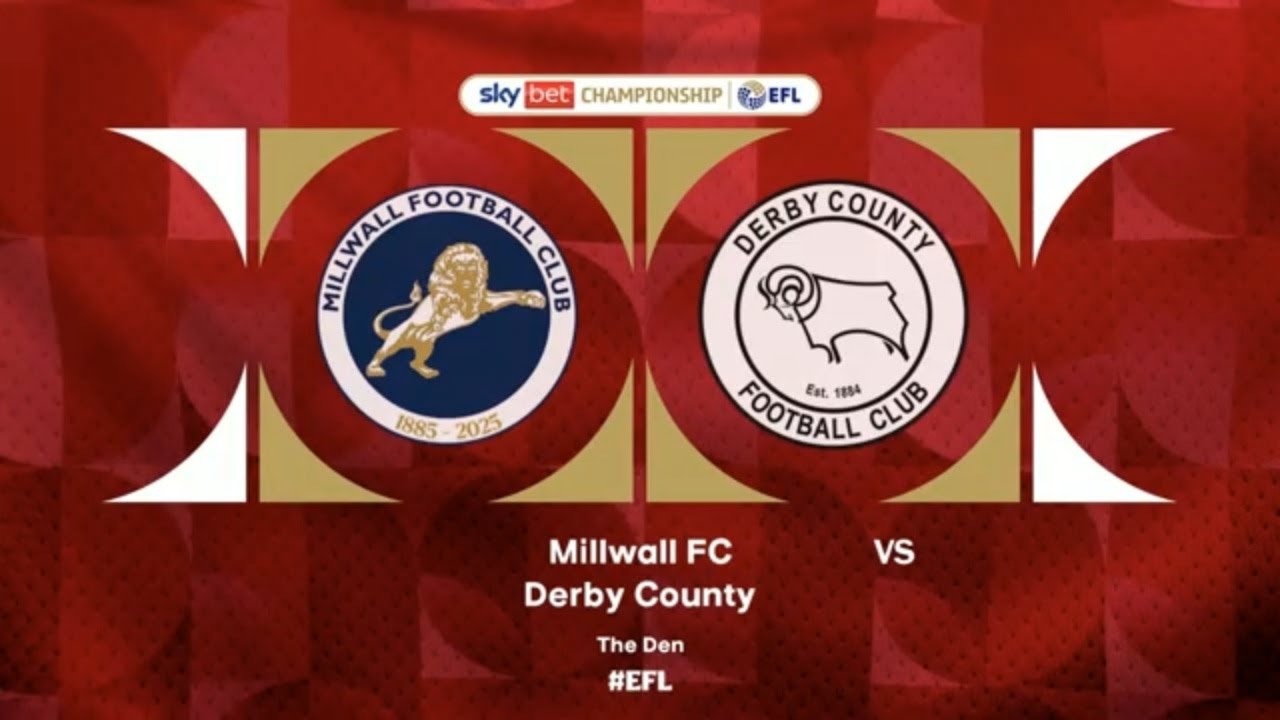 Millwall v Derby County 1-0 Highlights Goals | EFL Championship 25/26