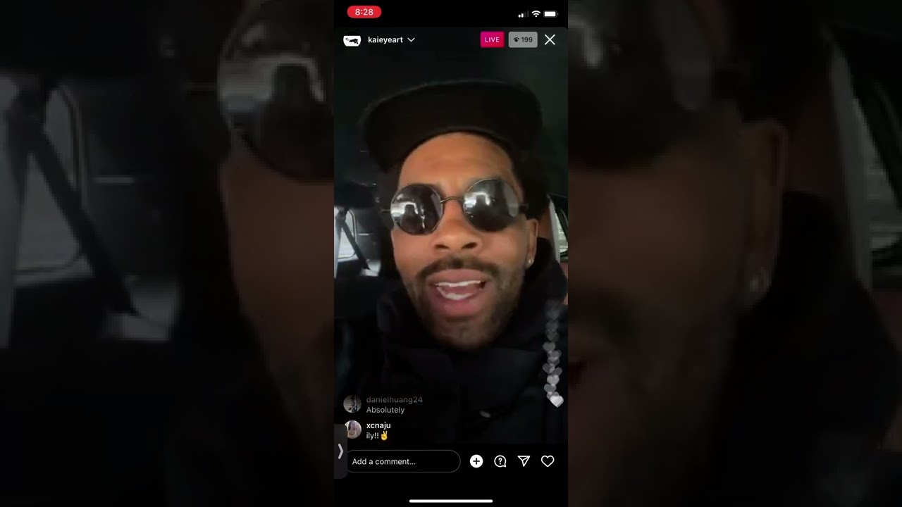 Kyrie Irving Secret Instagram Live