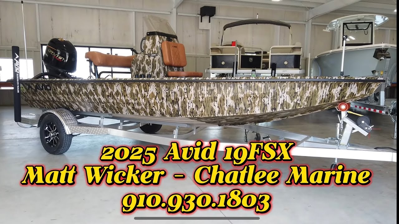 2025 Avid 19 FSX bay boat! A Boat For Every Budget!! Under 33K!!! Boat Show Sale Going on now!!!!