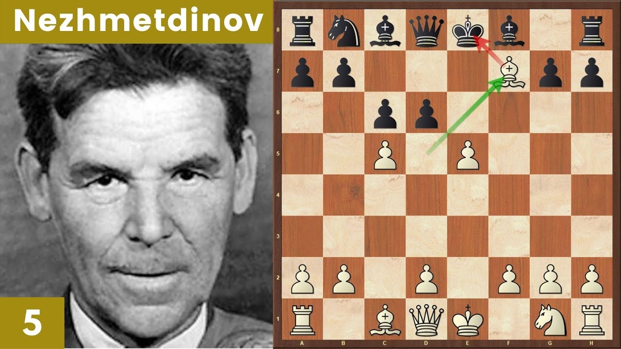 Caccia Al Re Nero! - Nezhmetdinov vs  Mikenas | Partite Commentate di Scacchi