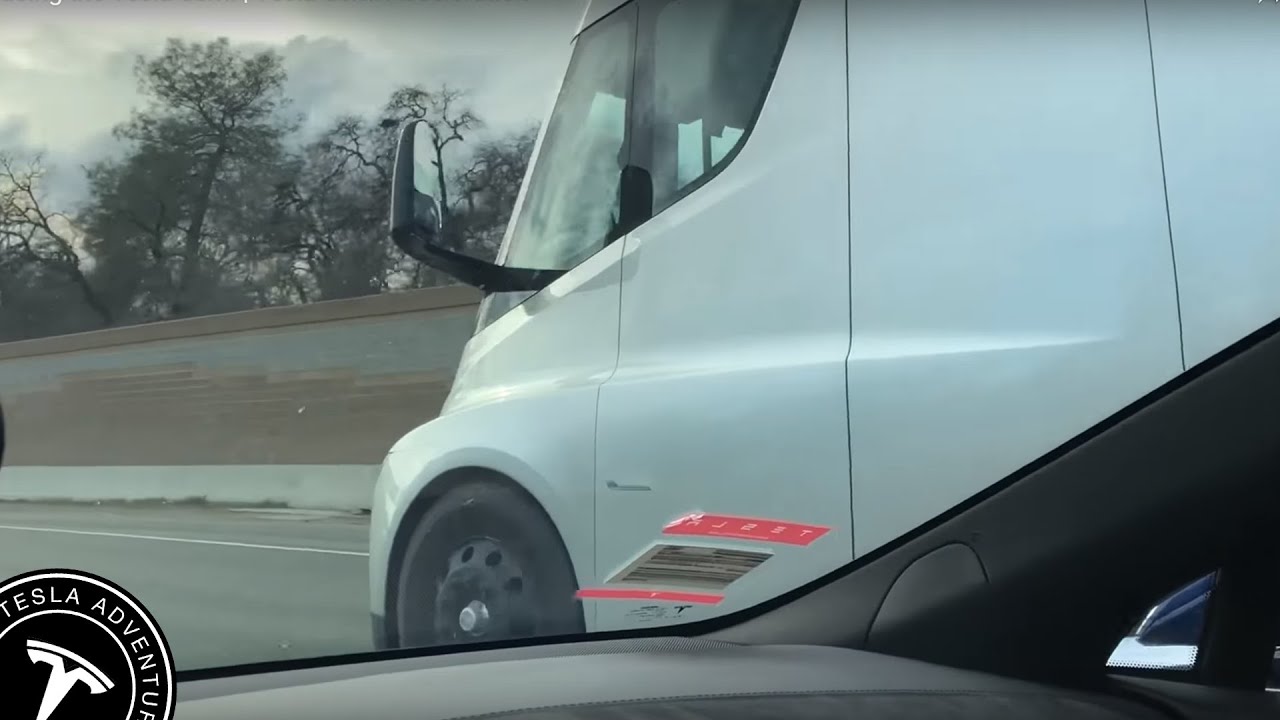 Chasing the Tesla Semi | Tesla Semi Acceleration