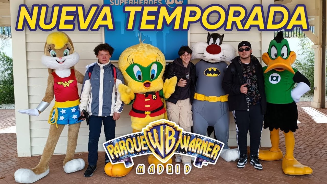 NUEVA TEMPORADA EN PARQUE WARNER 🦇🆕 | Vlog PW 2024
