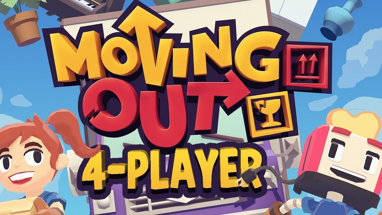 Moving Out - PACK UP THE TRUCK AS A TEAM! (4 Player Preview Build Gameplay)