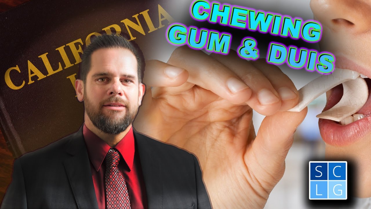 Will chewing gum affect the DUI breath test?