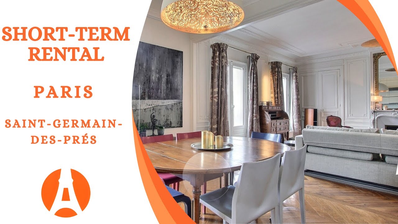 Short Term Rental with Balcony in Paris, Saint-Germain-des-Prés - 6309
