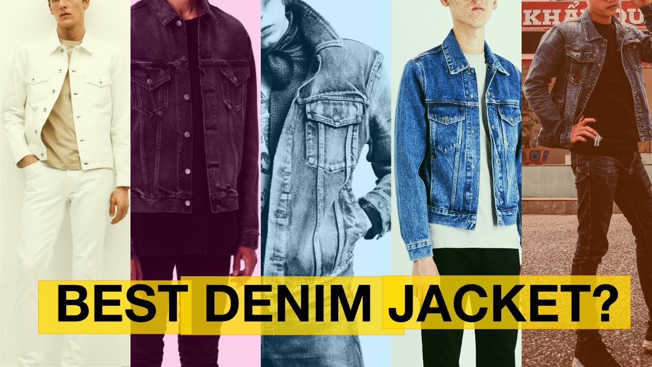 Best Denim Jacket for Men! Comparing 5 Brands (Levis, Saint Laurent, Sandro, Allsaints John Elliot)