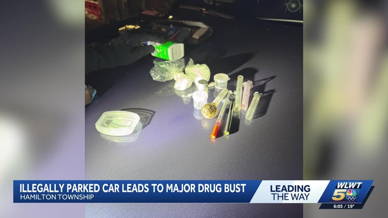 Hamilton Township police conduct drug bust after car found to be double-parked in supermarket han...