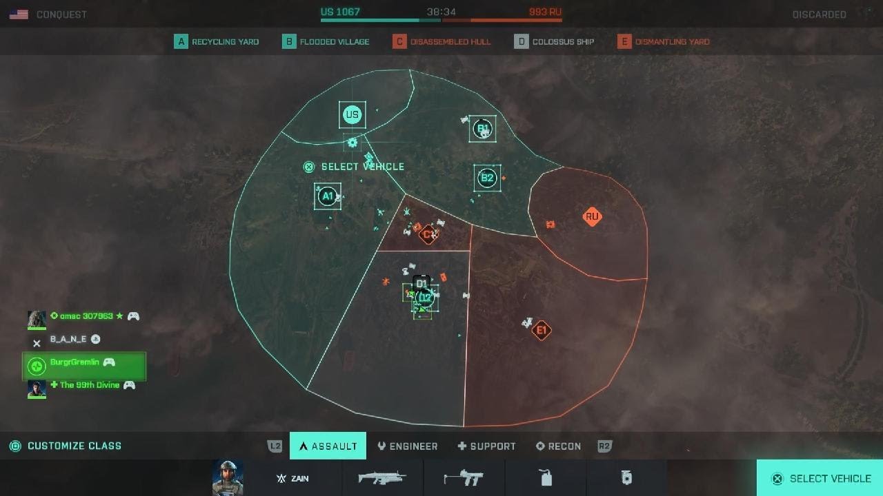 Battlefield 2042 Vehicle queue glitched