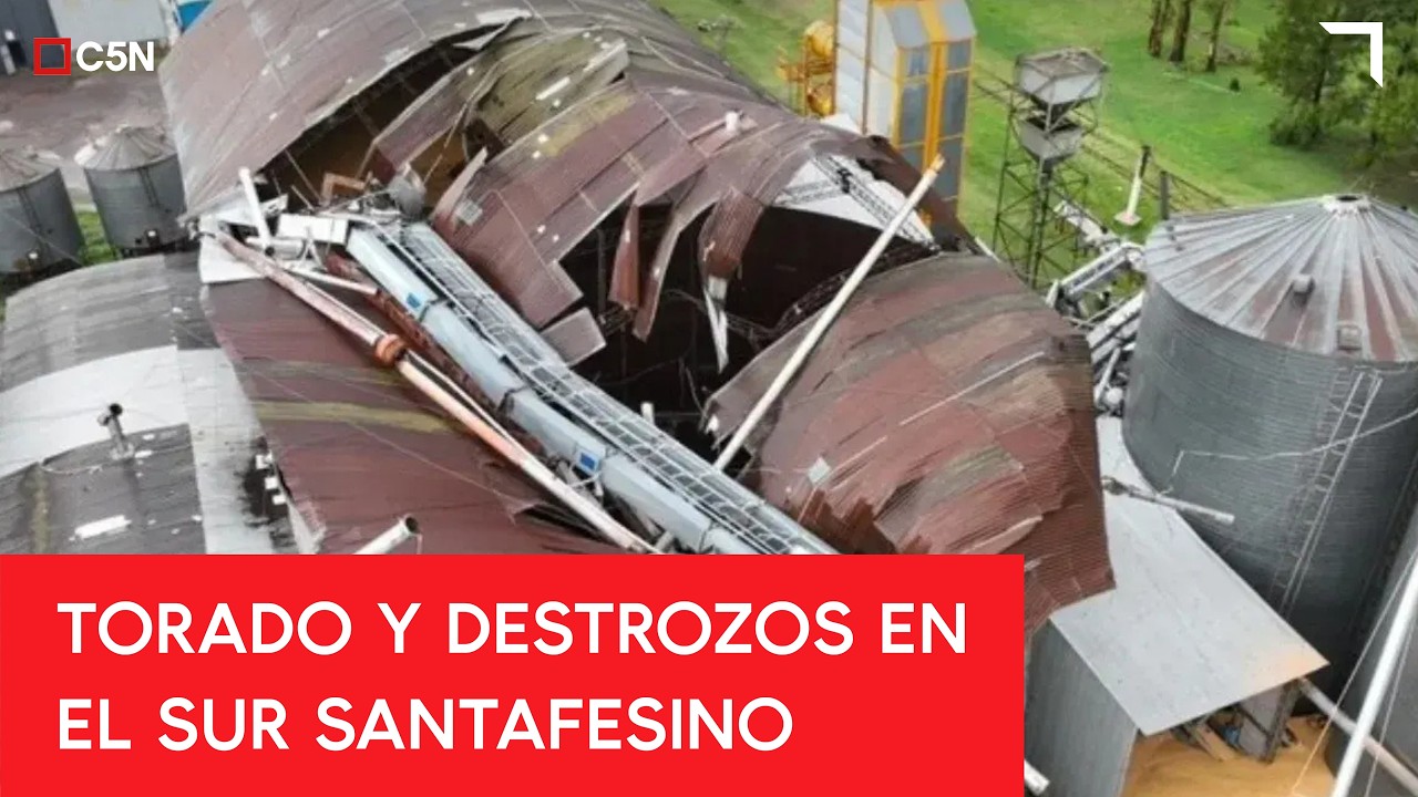 FUERTE TEMPORAL en SANTA FE: &Aacute;RBOLES CA&Iacute;DOS y VOLADURA de TECHOS