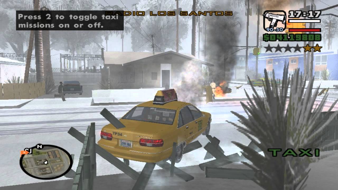 gta sa snow mod