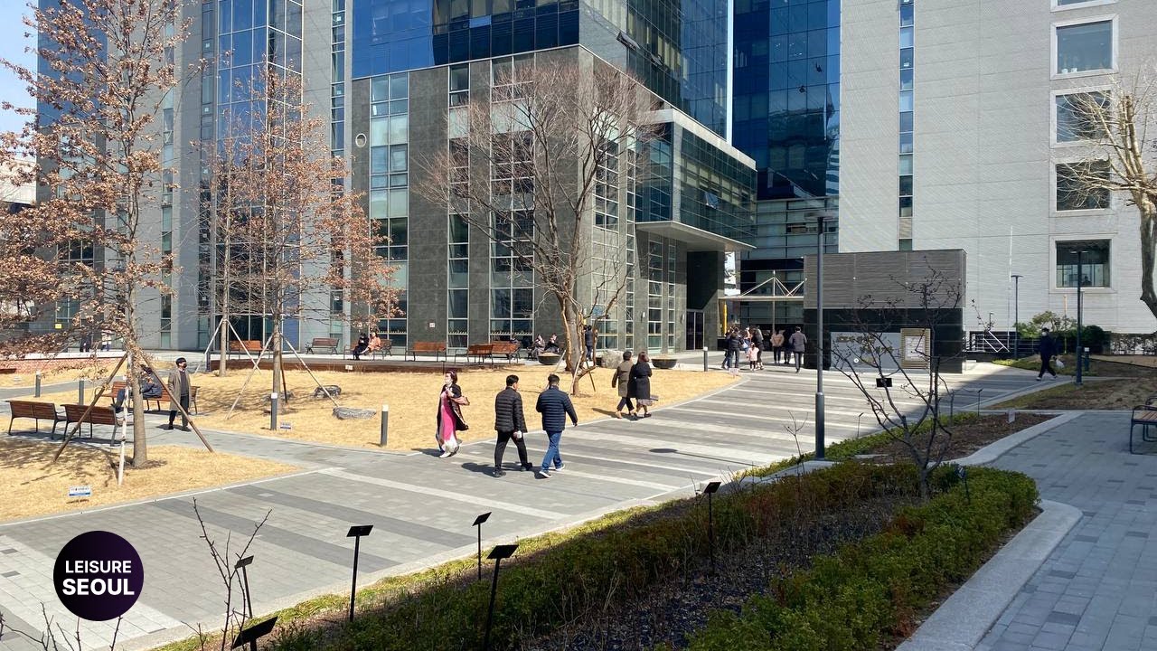 [4K] Chilly lunchtime walk in Jung-gu, Seoul
