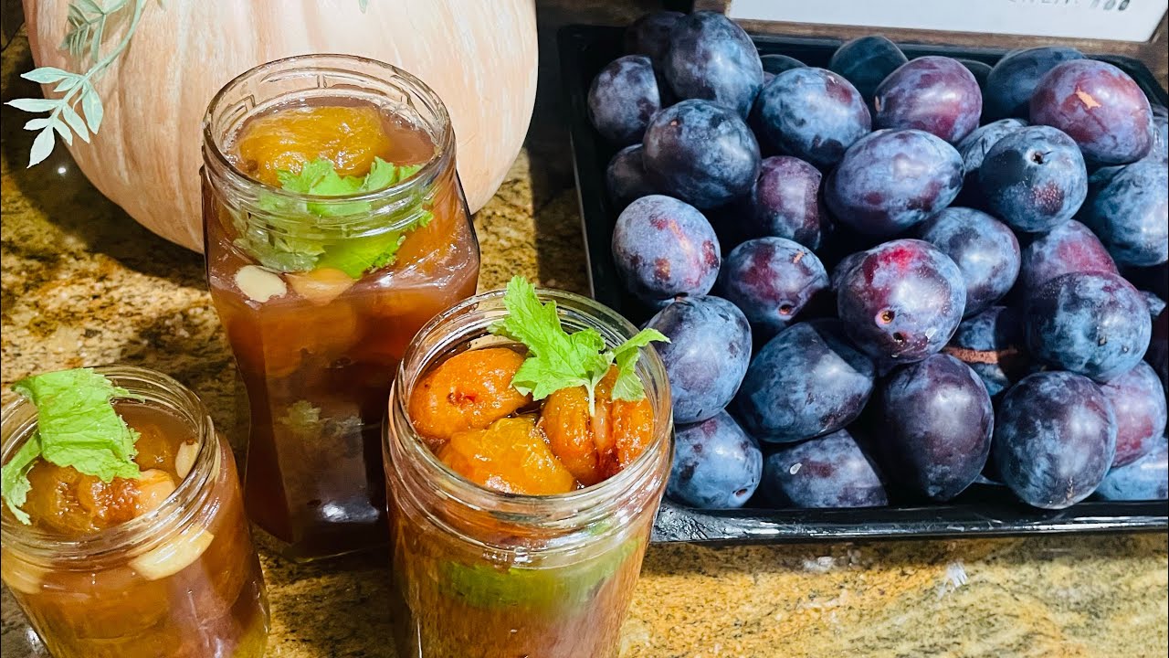 Slatko / od Slivi / Plum / Jelly traditional old recipe / ￼
