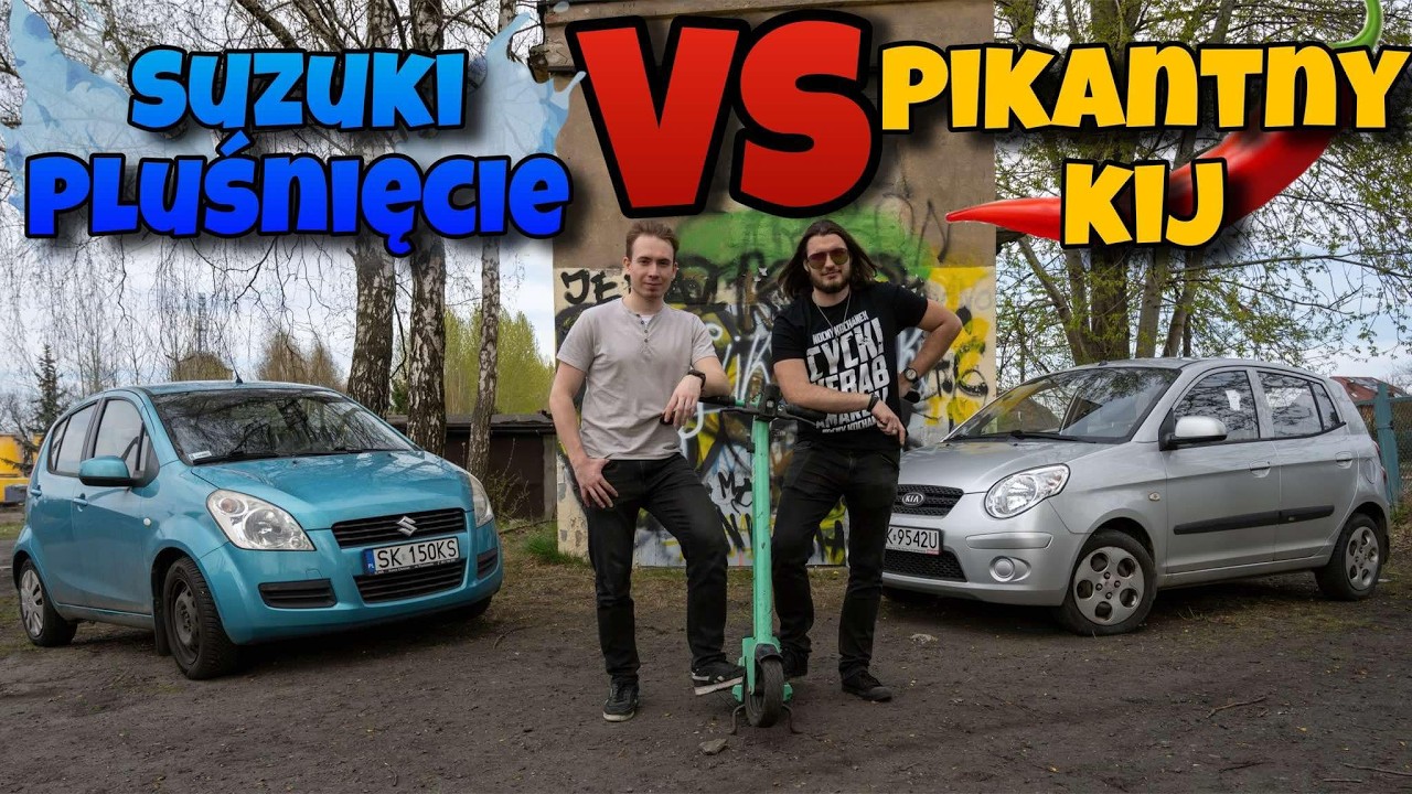 PIKANTNY KIJ VS. PLUŚNIĘCIE (KIA Picanto I vs. Suzuki Splash)