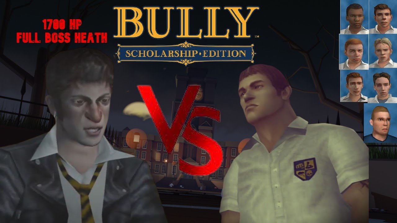 Bully SE: Johnny Vincent ( BETA Style / Full Boss Heath ) VS Bullies ( With Bob )