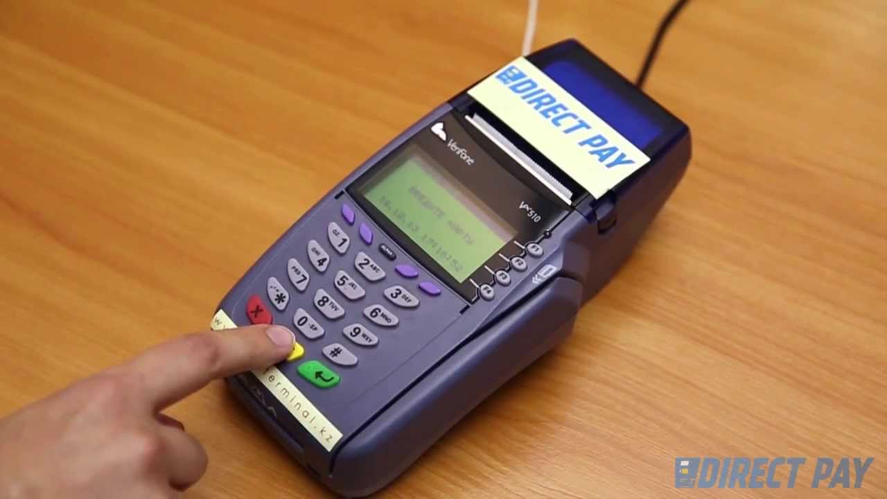 Инструкция по использованию пос-терминала Verifone Vx 510 от компании Direct Pay