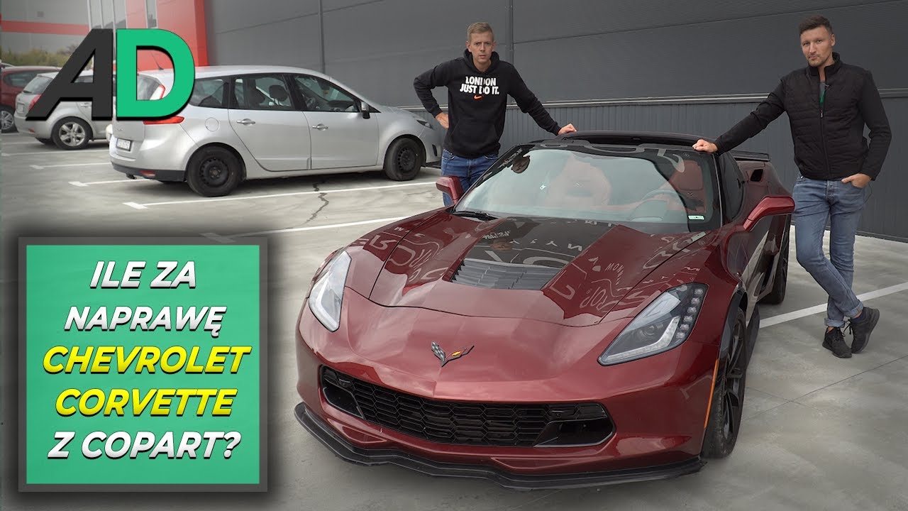 KILKADZIESIĄT tysięcy za zderzak? NAPRAWA CORVETTE C7 z aukcji w USA.