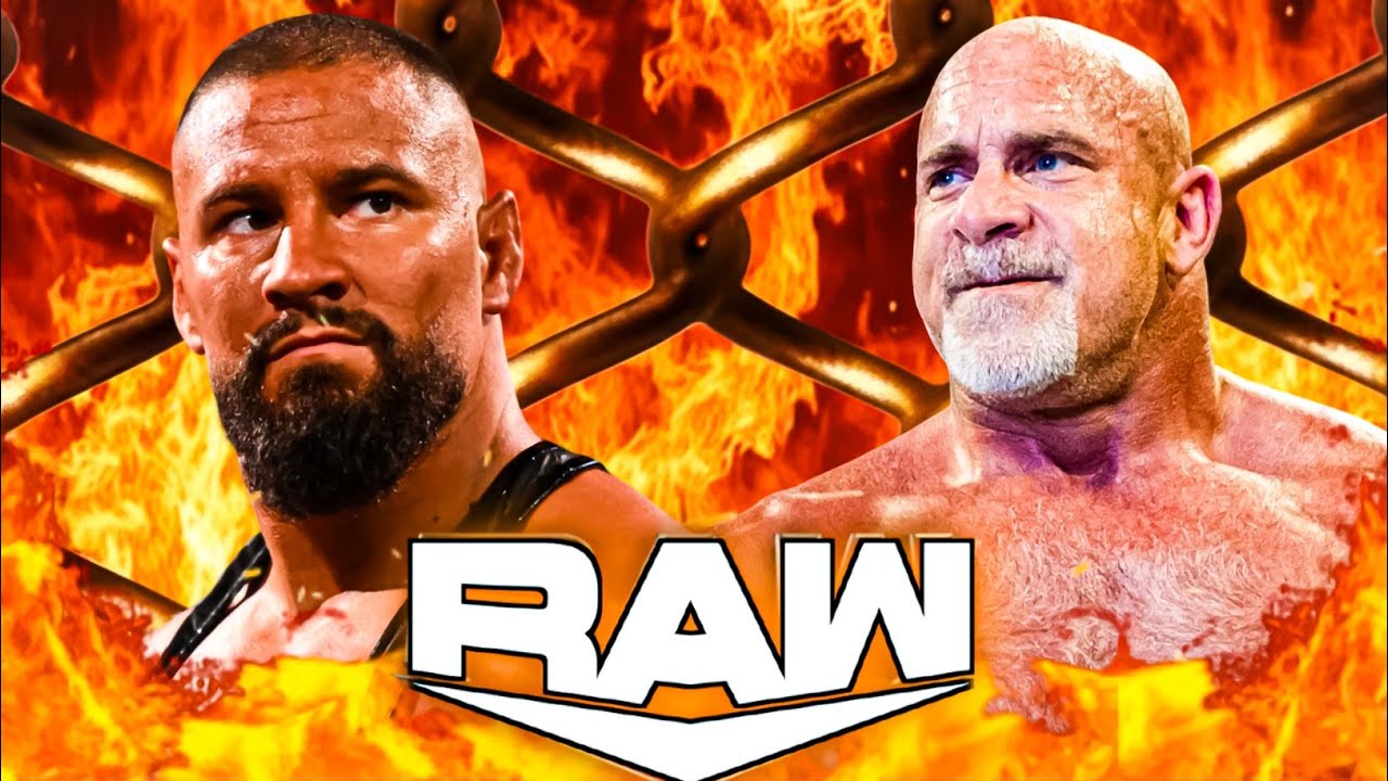 Брон Брейккер против Голдберга в стальной клетке WWE Raw Netflix