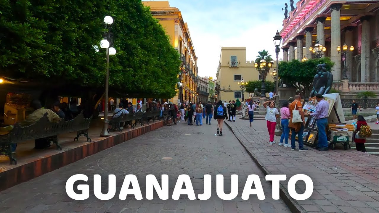 [4K] Caminando una tarde por Guanajuato