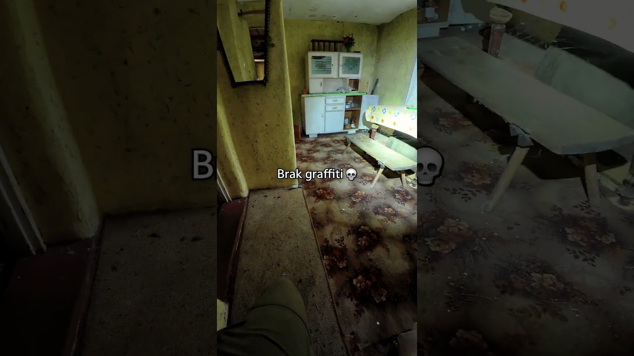 Ten opuszczony dom ma pełne wyposażenie! #shorts #urbex