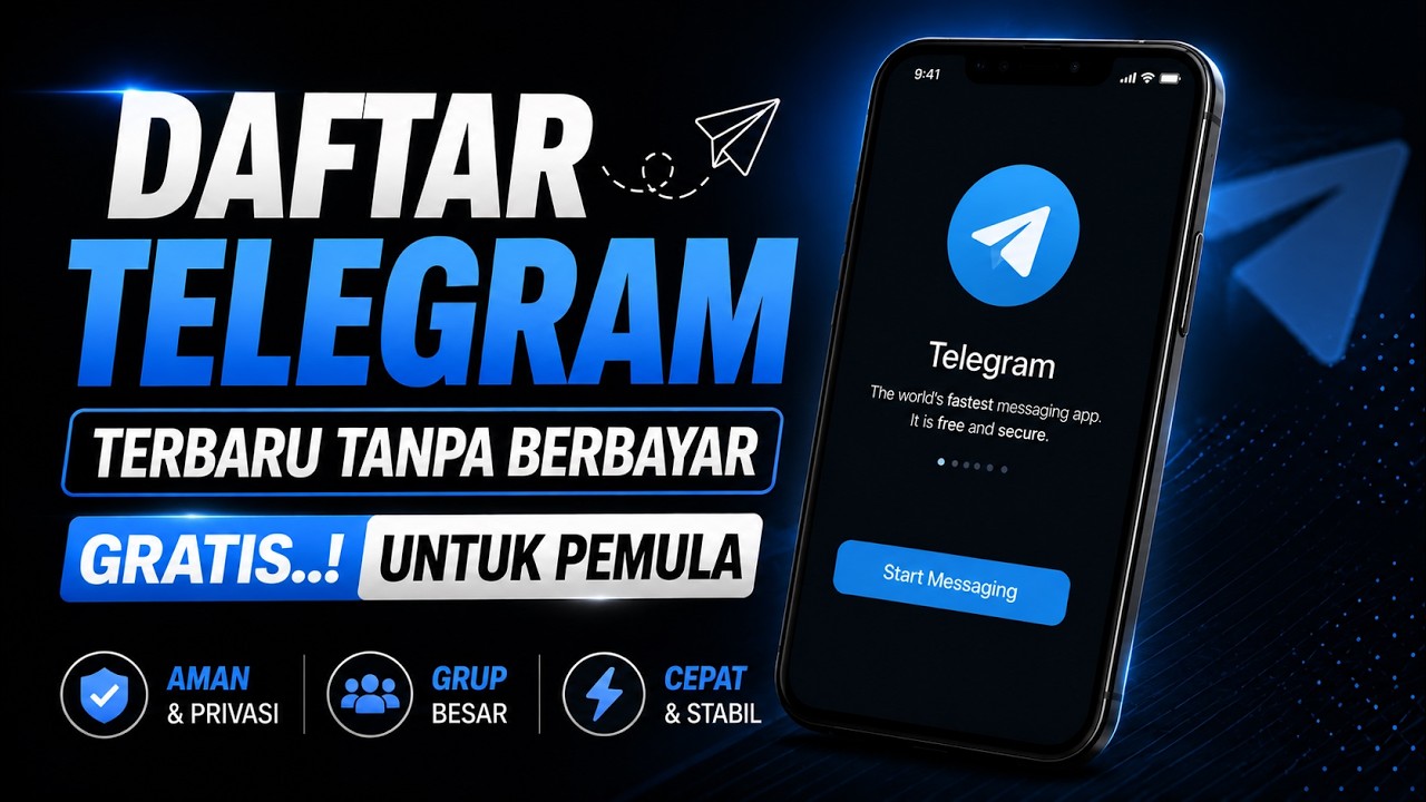 Cara Terbaru Daftar Telegram Tanpa Berbayar | BKDtutorials Membuat Akun Telegram Gratis Terbaru 2026
