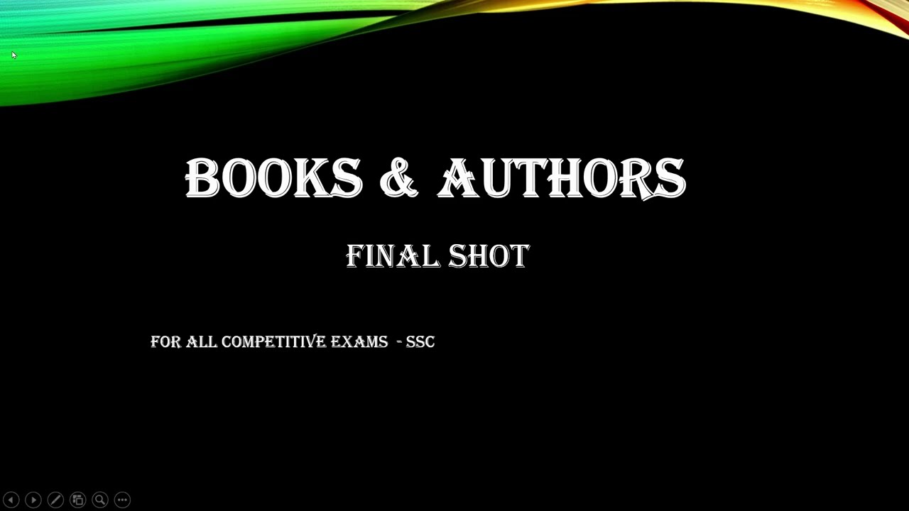 Books & Authors GK | Most Important for SSC, PCS, Railway | Static GK Revision// 