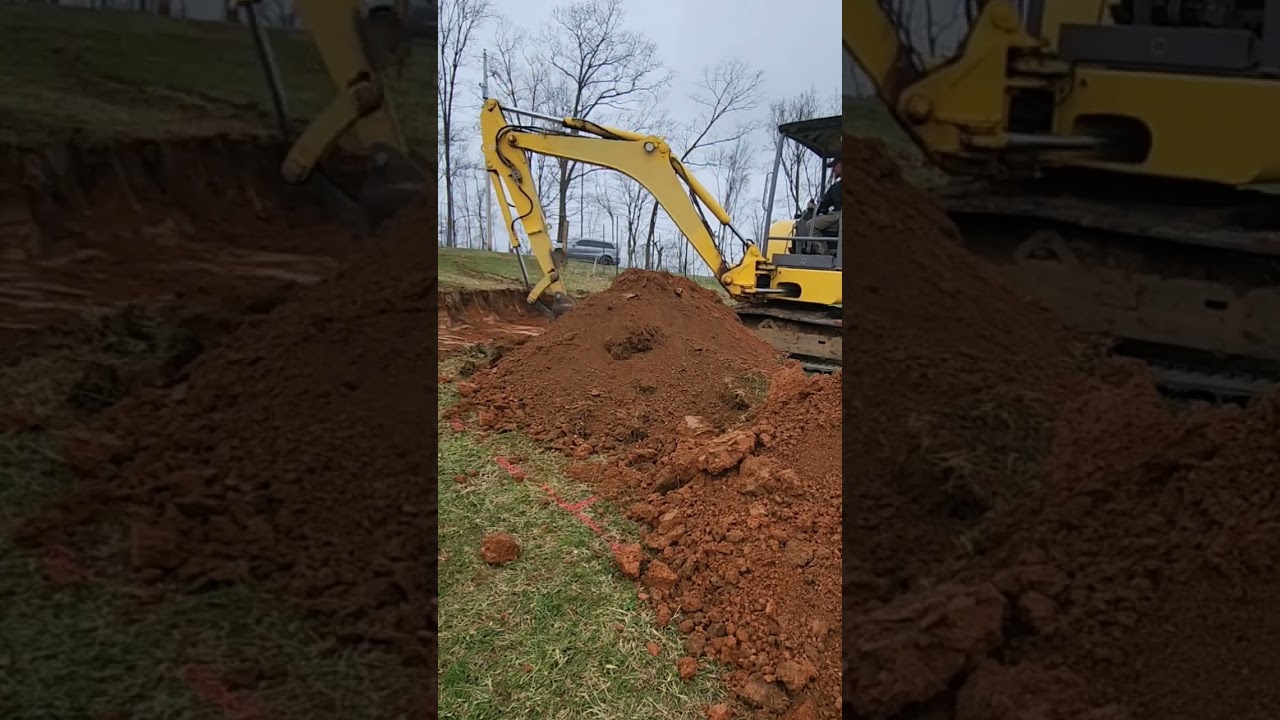 the dirt diggin vibe #construction #outdoors #miniexcavator #shovel #dirtmoving #bluecollar #work