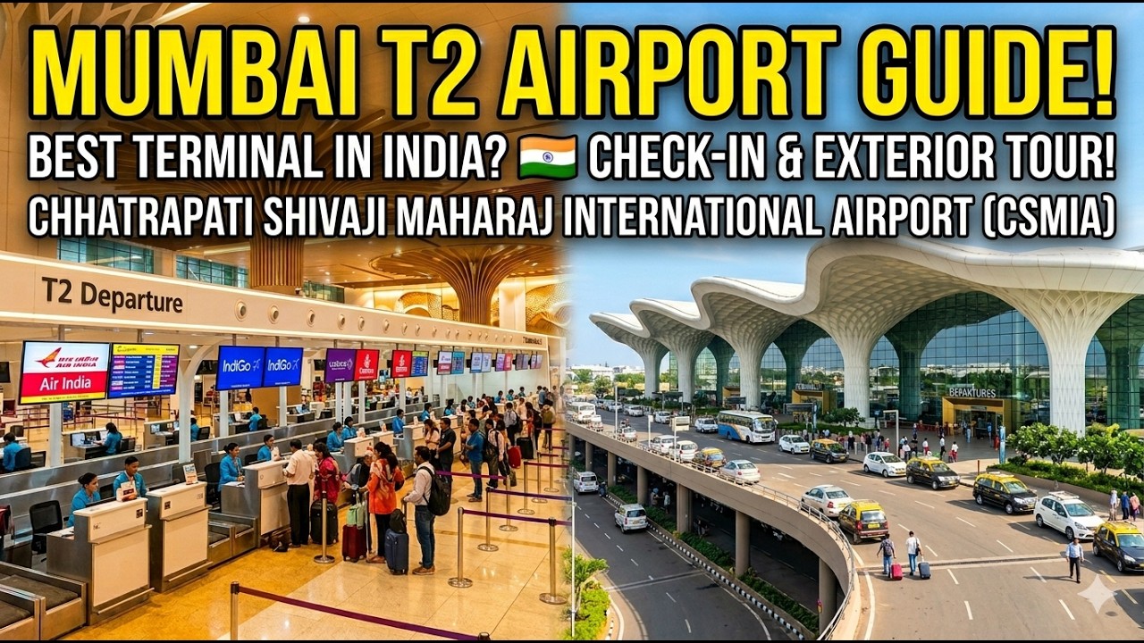 BOM - Chhatrapati ✈️ Shivaji Maharaj International Airport (CSMIA) | Mumbai T2 Departure Guide