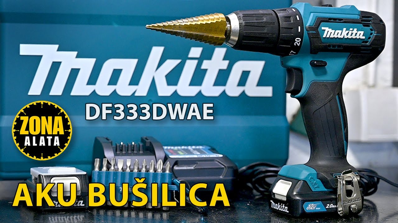 Makita DF333DWAE Aku Busilica - Recenzija TEST 4K