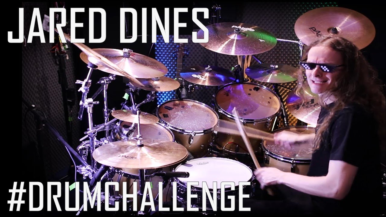 CRAZY drummer - JARED DINES Drum Challenge