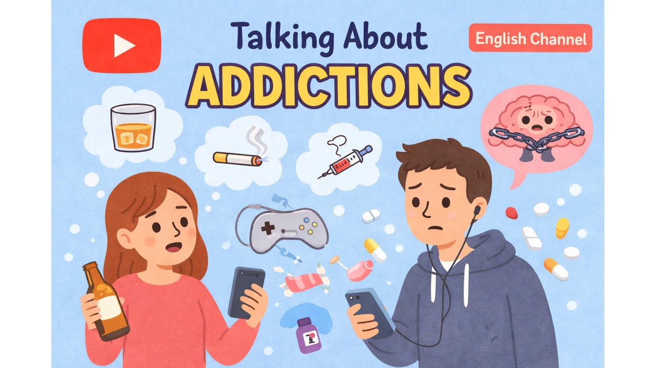 Daily English Conversations | Talking About Addictions – Shadowing Exercise – Repeat After Me 💬🧠🤝