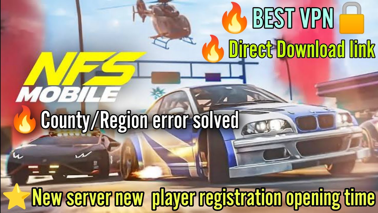 Need for Speed Mobile County error solved | Need for Speed Mobile VPN | login error solved