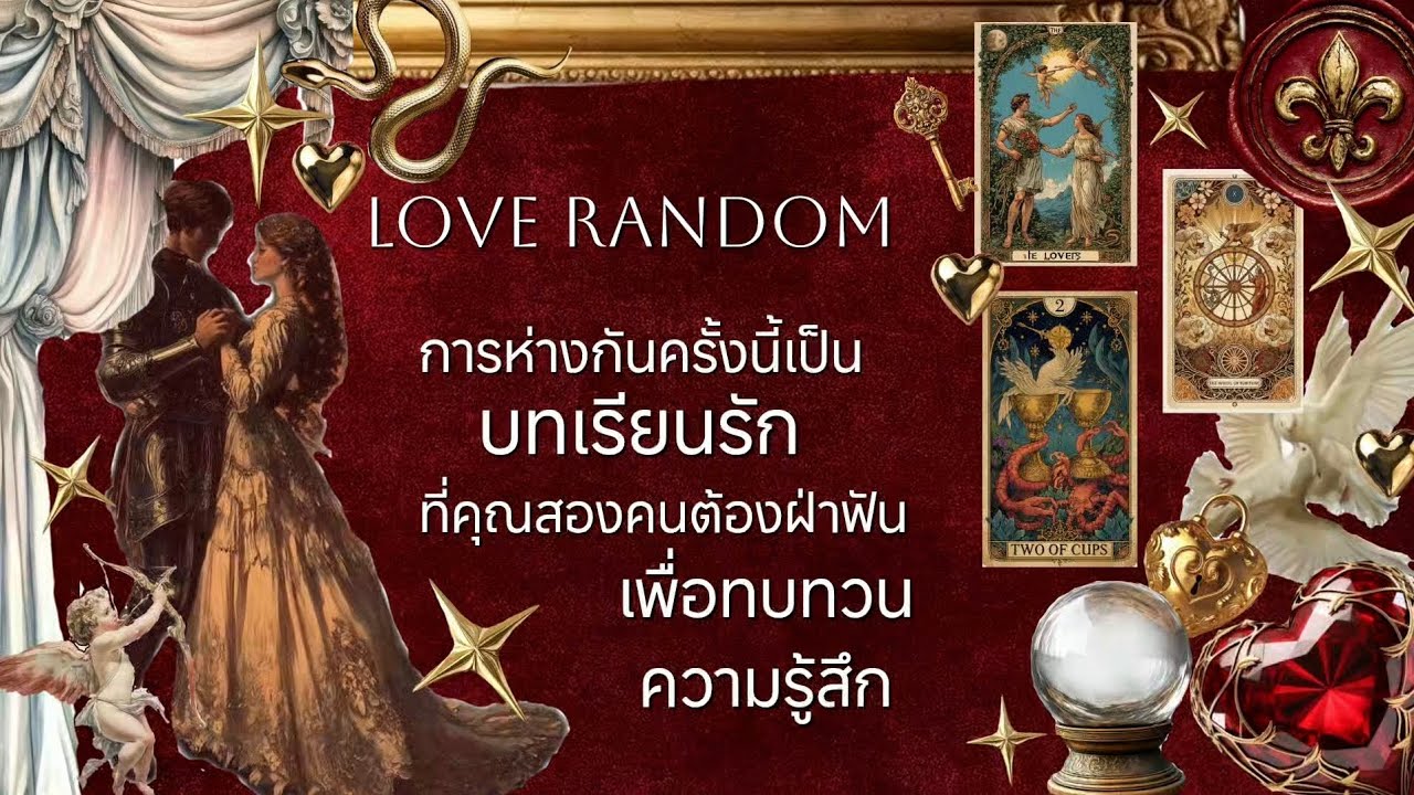 Love Random ❤️‍🩹🔥🕯️การห่างกันครั้งนี้เป็นบทเรียนรัก ที่คุณสองคนต้องฝ่าฟันเพื่อทบทวนความรู้สึก 
