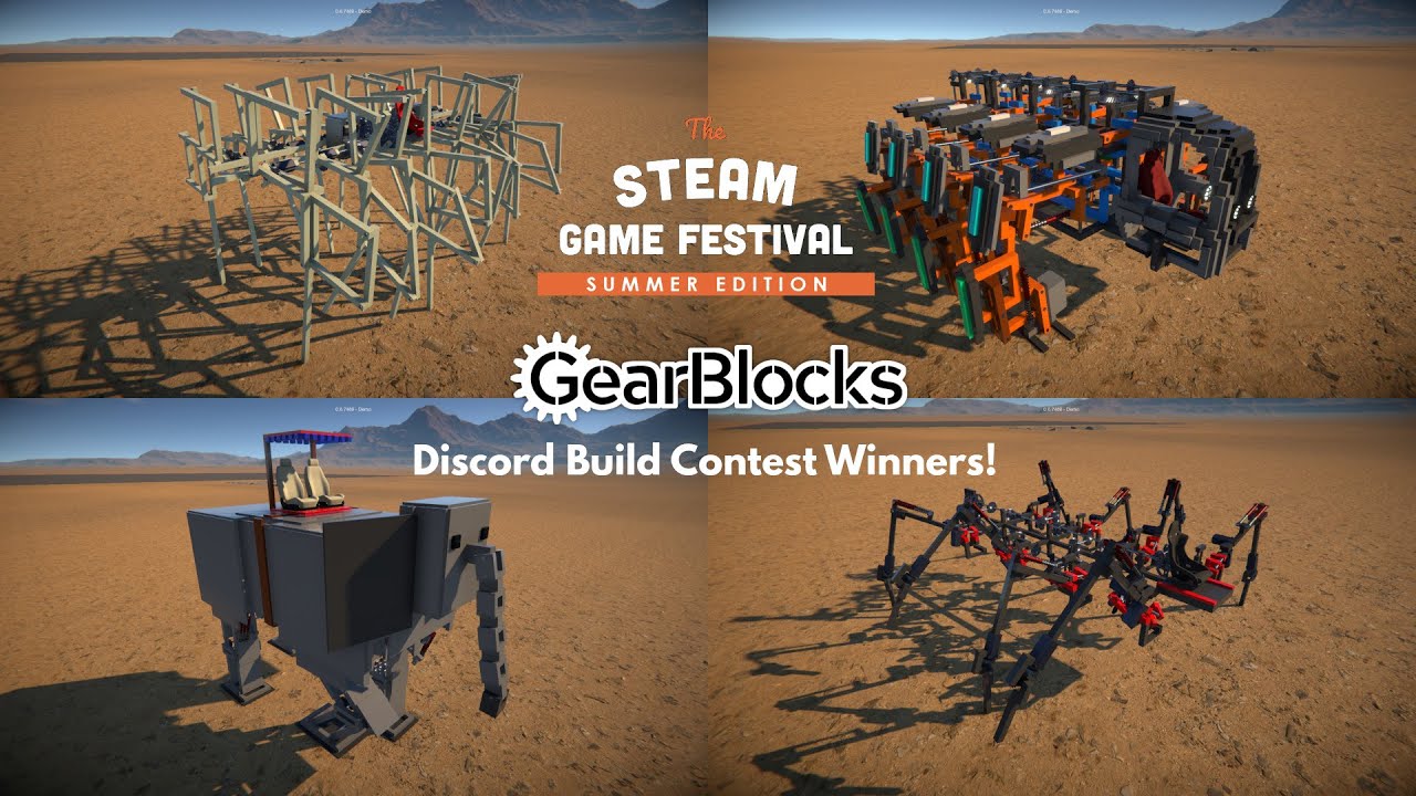GearBlocks: Discord build contest winners - June 2020